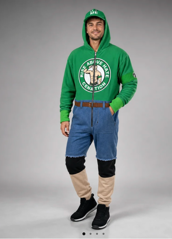 John adult sherpa onesie